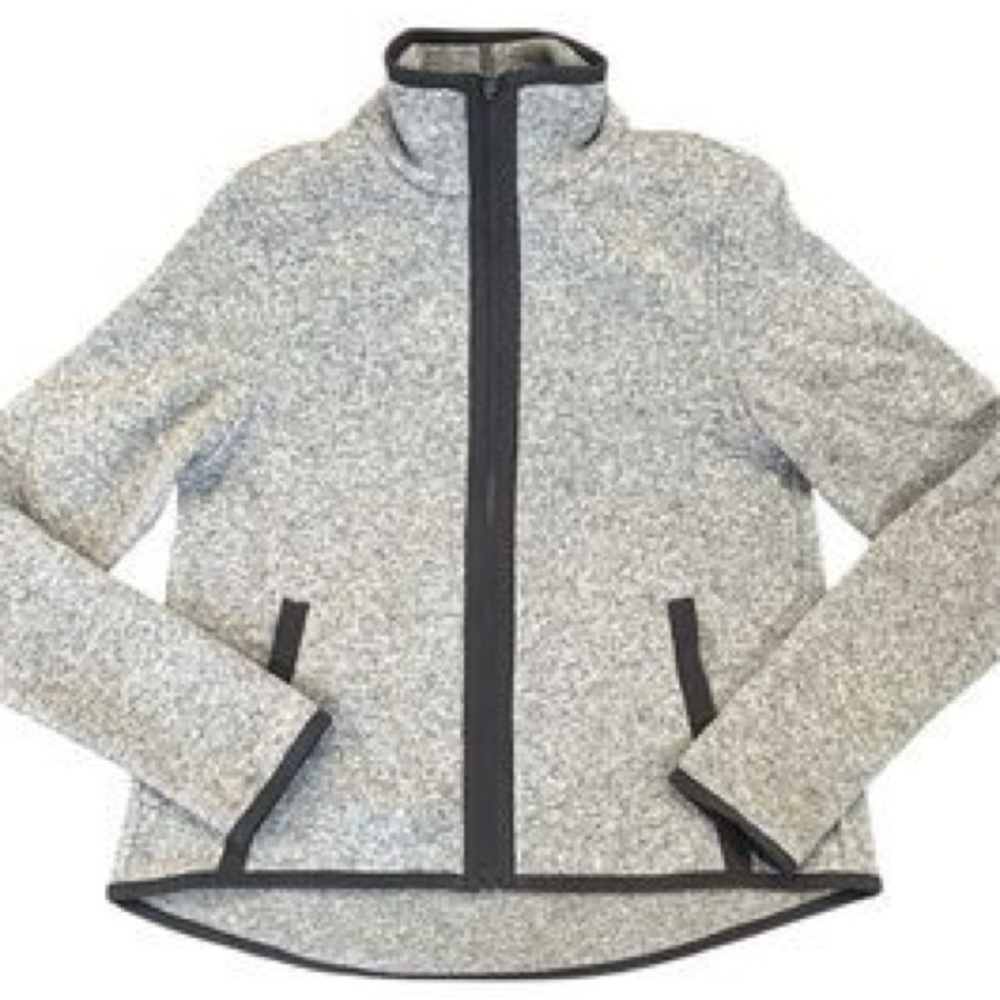 Lululemon Athletica Gray Full-Zip sweater jacket